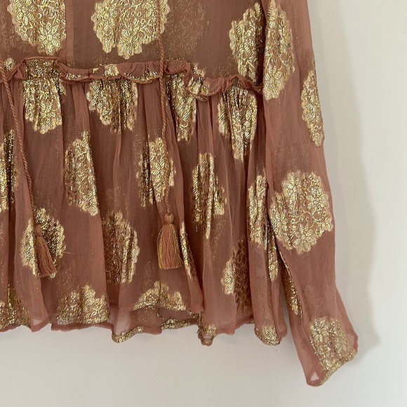 Anthropologie Meadow Rue Blouse Size US 0 - Picture 3 of 5